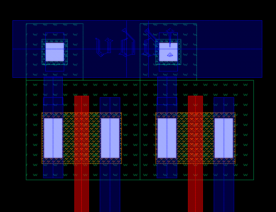 CMOS Inverter & Buffer Physical Design